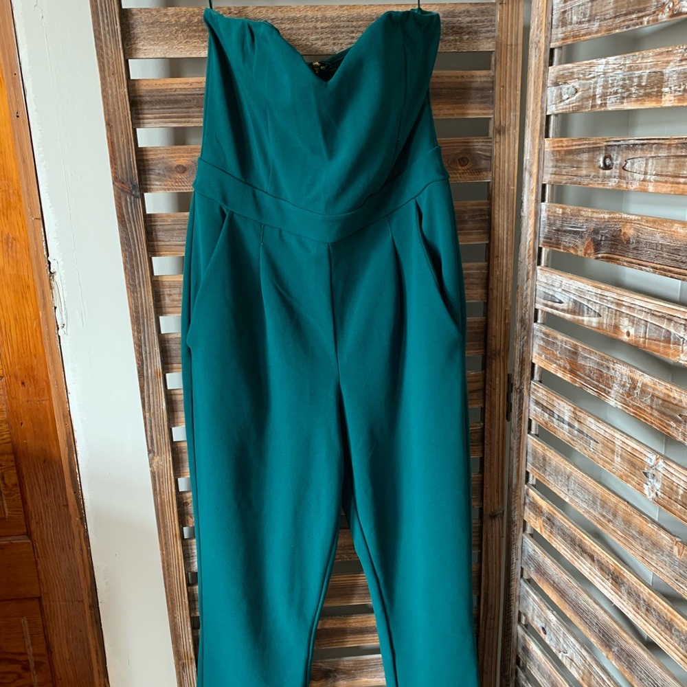 Express strapless jumpsuit